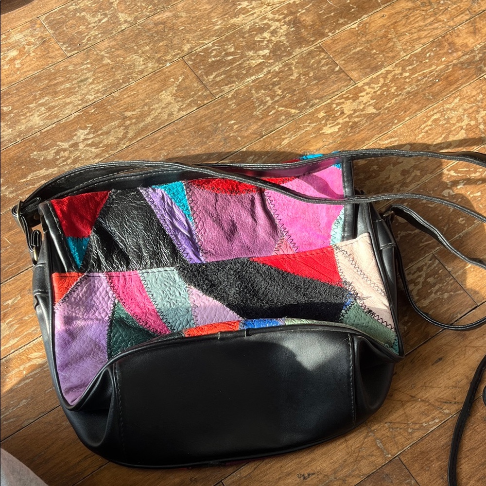 Colorful Patchwork Shoulder Bag - Picture 7 of 7